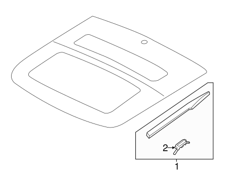 Veloster EXTERIOR TRIM - ROOF