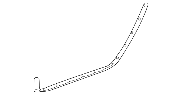 25948405 Деталь LOWER W'STRIP, RIGHT