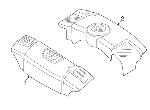Phaeton ENGINE APPEARANCE COVER