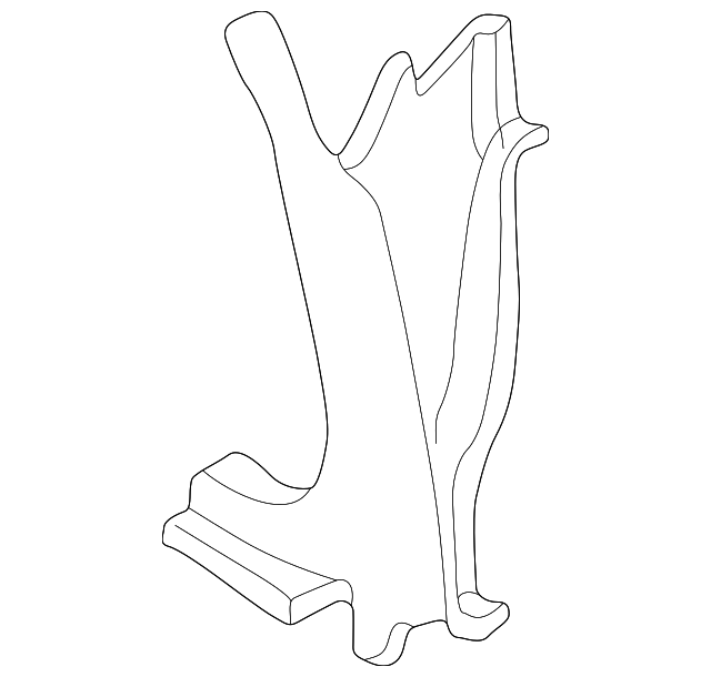 4D0-813-687-E Деталь GUTTER, LEFT