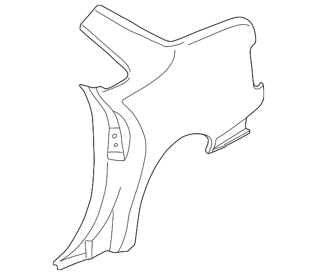 4D0-813-765-G Деталь OUTER PANEL, LEFT
