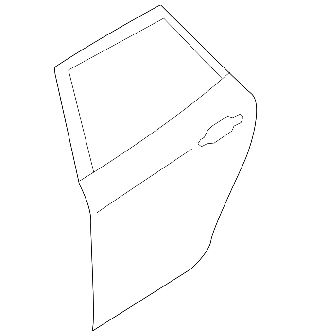 60409SC0009P Деталь DOOR SHELL, RIGHT