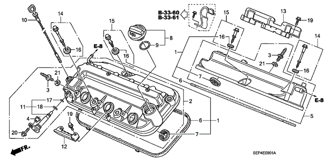 TL CYLINDER HEAD COVER ('07)