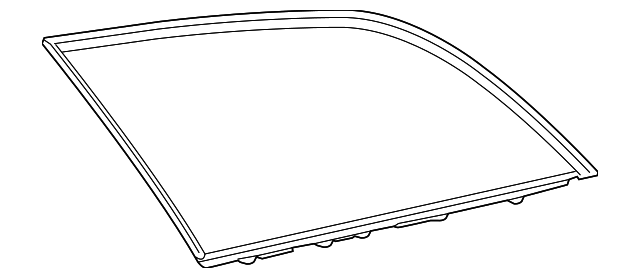 2126701612 Деталь QUARTER GLASS, RIGHT