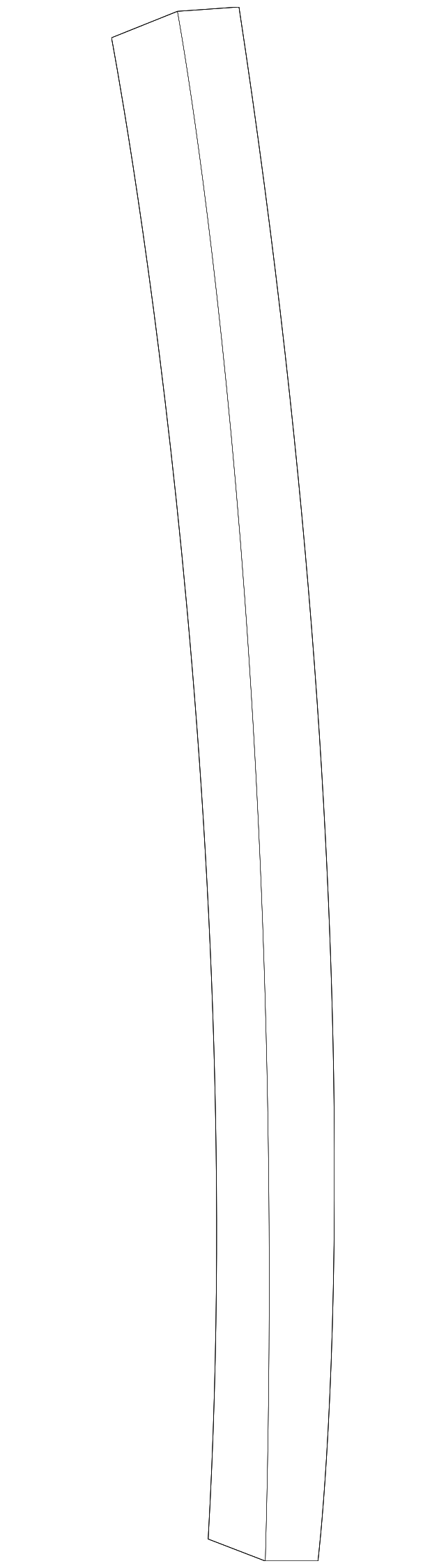 22750862 Деталь FINISH MOLDING, LEFT