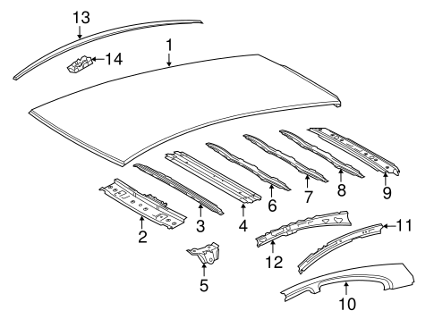 Prius C ROOF & COMPONENTS 2