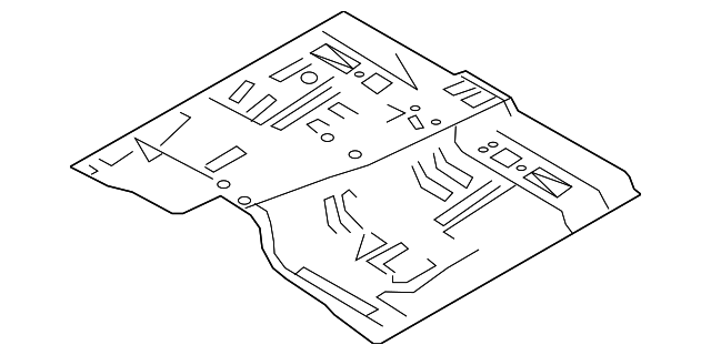 G43121LAMB Деталь FRONT FLOOR PAN