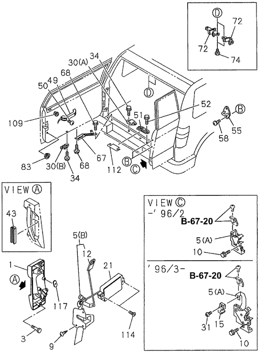SLX TAILGATE HANDLE