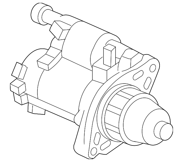 31200-RJA-A02 Деталь STARTER MOTOR ASSY. (MHG021) (MITSUBISHI