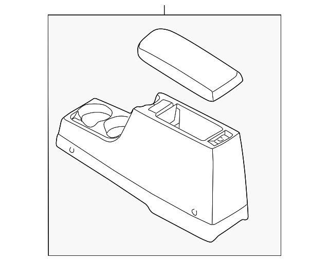 96910-7Z011 Деталь CONSOLE ASSY