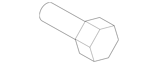 90109-A0017 BUMPER COVER BOLT, RIGHT