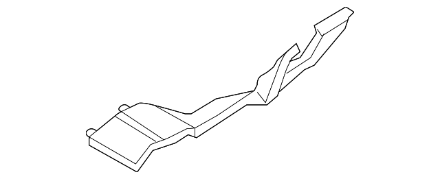 27833AL502 FLOOR DUCT, LEFT