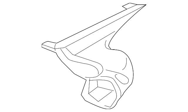 68010414AA Деталь DEFROSTER DUCT, RIGHT