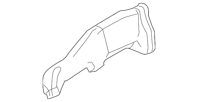 68004776AA Деталь FLOOR DUCT, LEFT