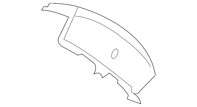 87360-1F000 Деталь TRIM MOLDING, LEFT