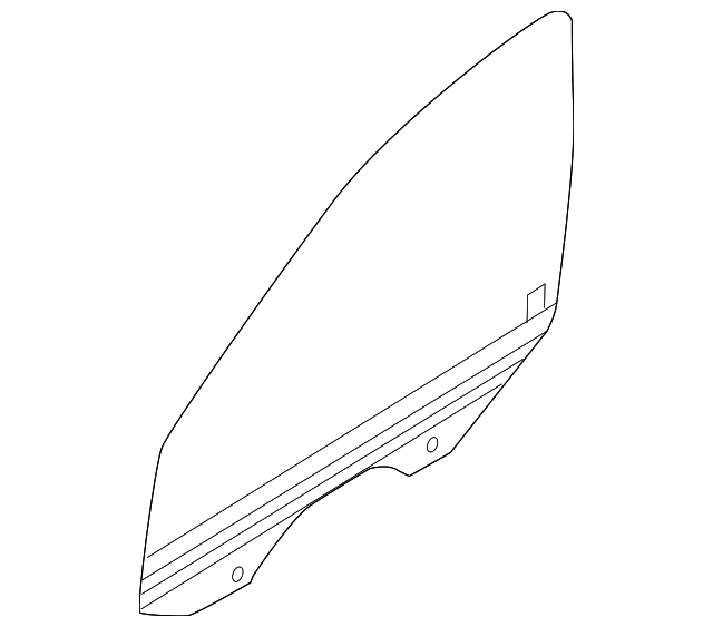 5076886AD Деталь DOOR GLASS, RIGHT