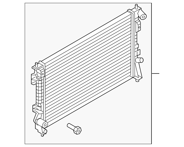 DB5Z-8005-B Деталь RADIATOR