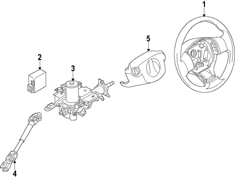 Versa STEERING COLUMN