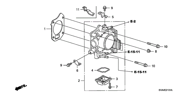 CIVIC COUPE THROTTLE BODY (2.0L)