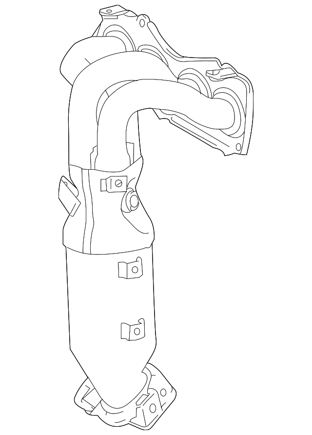 25051-0V040 Деталь EXHAUST MANIFOLD