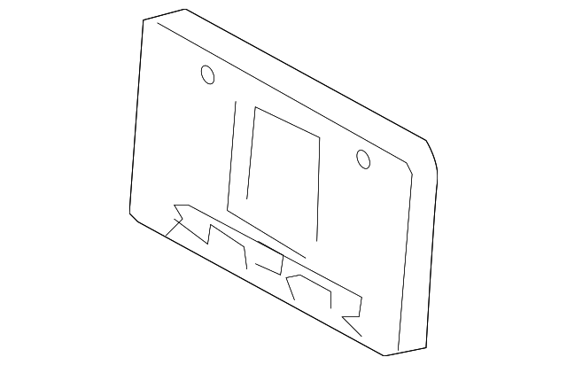 75101-AC050 Деталь LICENSE BRACKET