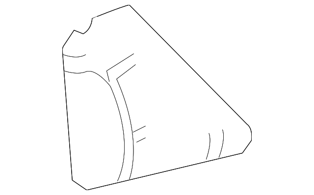 19150300 Деталь SEAT BACK PAD, LEFT