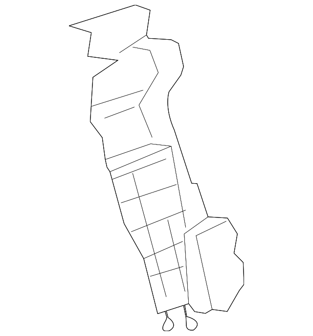 89042166 Деталь LUMBAR SUPPORT, LEFT