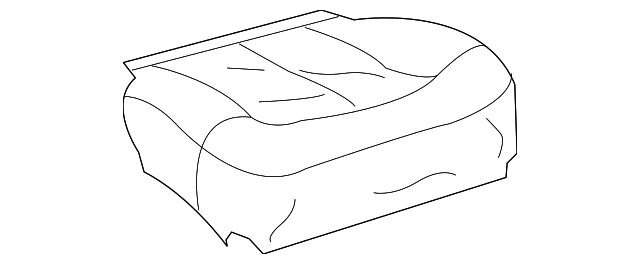 19208904 Деталь CUSHION COVER, RIGHT