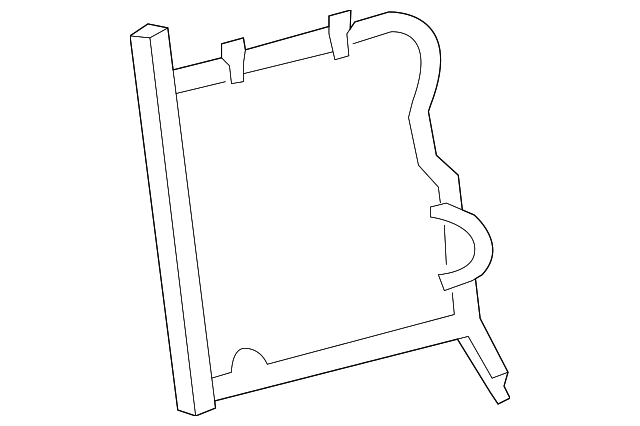 19151239 Деталь SEAT BACK FRAME, RIGHT