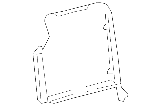 89045017 Деталь SEAT BACK PANEL, RIGHT