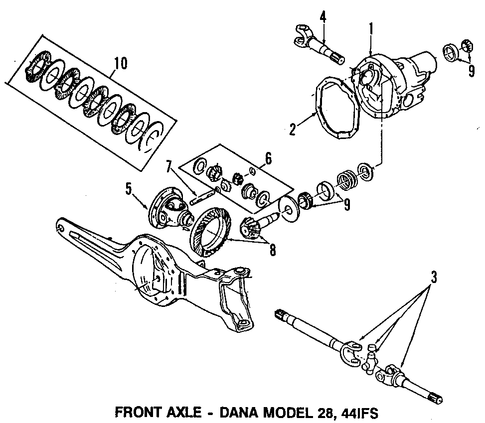 F-150 CARRIER & FRONT AXLES