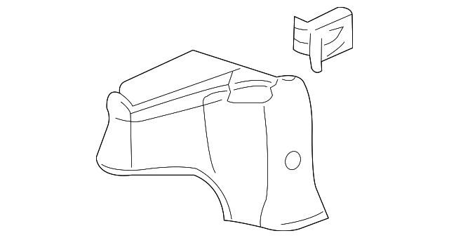 22815263 Деталь LOCK PILLAR TRIM, LEFT