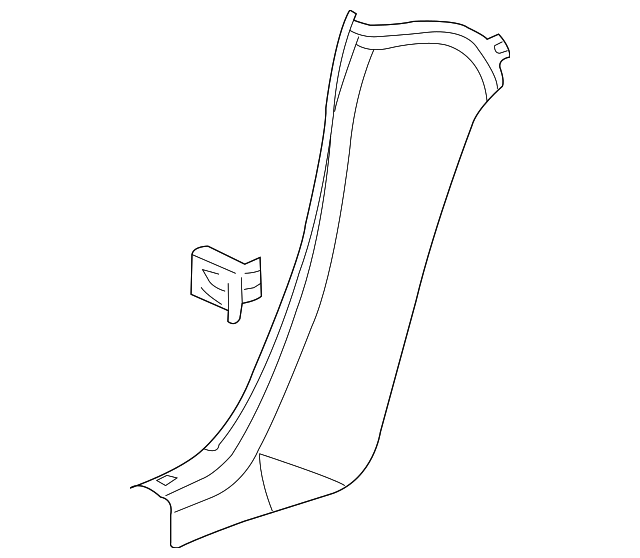 20787227 Деталь LOCK PILLAR TRIM, LEFT