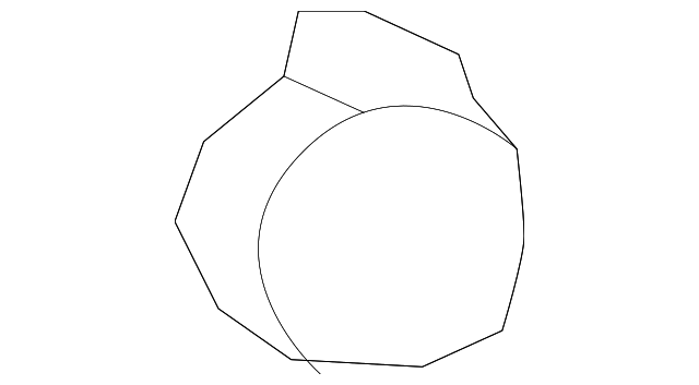 71833-60190-B0 Деталь RECLINE COVER, LEFT