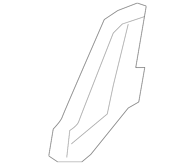 71834-60200-E0 Деталь RECLINE COVER, LEFT