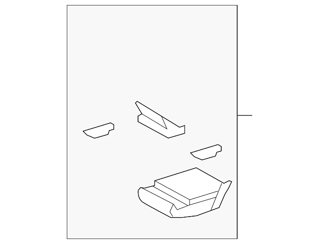 72830-60300-B3 Деталь ARMREST ASSY, LEFT