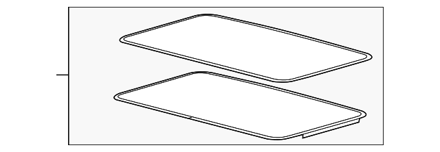 8L8Z-7850054-A Деталь SUNROOF GLASS
