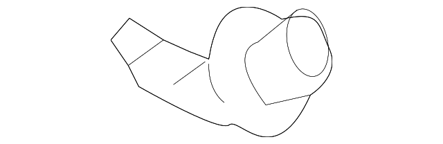 8L8Z-8592-B Деталь DRAIN HOSE CONNECTOR, LEFT