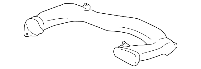SU003-01936 Деталь UPPER DUCT, LEFT