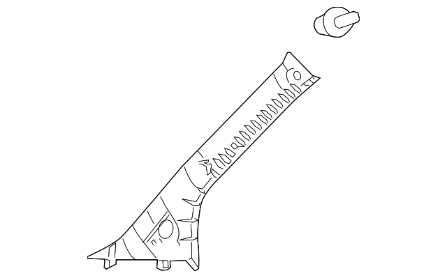62211-52181-B0 Деталь WNDSHLD PLR TRIM, RIGHT