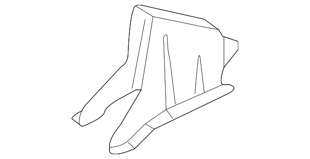 221-640-02-83 Деталь PACKAGE TRAY BRACKET, RIGHT