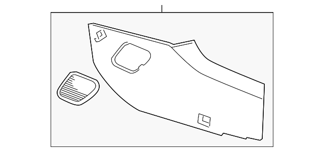 22924566 SIDE PANEL, RIGHT