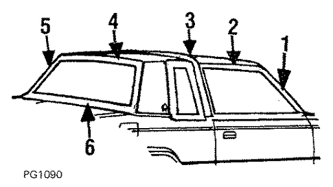 Aries ROOF & BACK GLASS