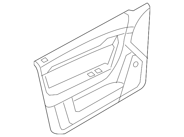 96956709 DOOR TRIM PANEL, LEFT