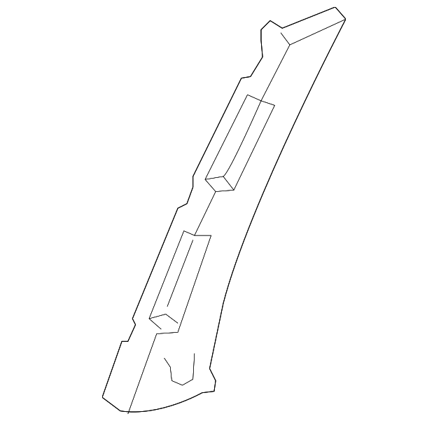 3D0-863-837-E Деталь SOUND ABSORBER, LEFT