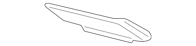 3D4-857-351-B-5A1 Деталь ASHTRAY COVER, LEFT