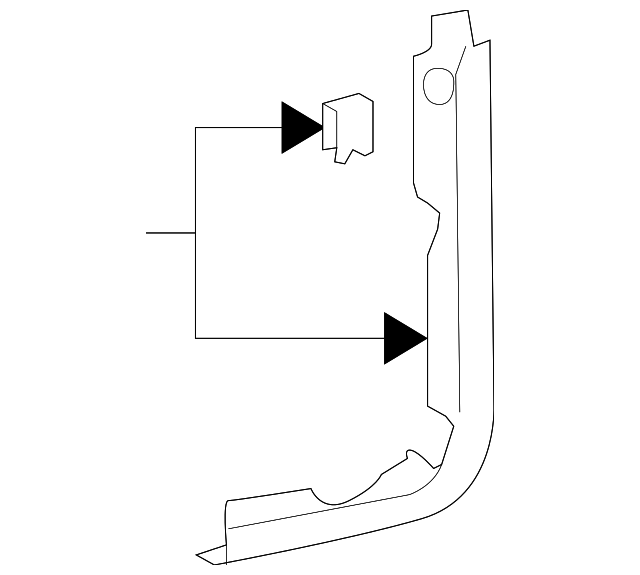 3D7-867-051-92Y Деталь FRAME TRIM, LEFT