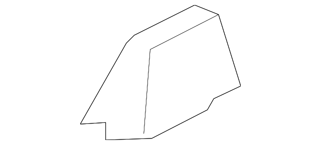 3D0-863-855-B Деталь SOUND ABSORBER, LEFT