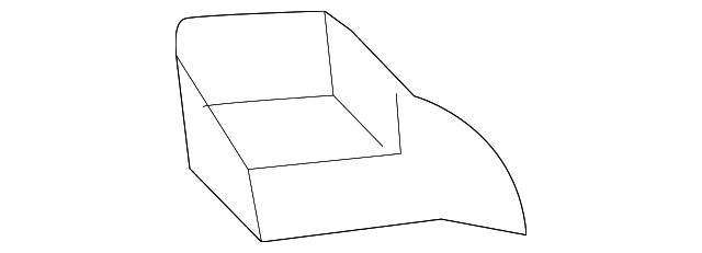 3D4861239A1QA Деталь MOUNT CAP, LEFT