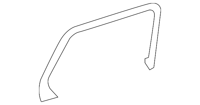 3D7-867-685-D-1QA Деталь FRAME TRIM, LEFT
